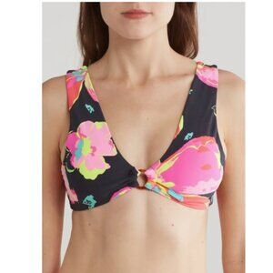 Maaji | Flory Talia Ring Front Reversible Women's Bikini Top